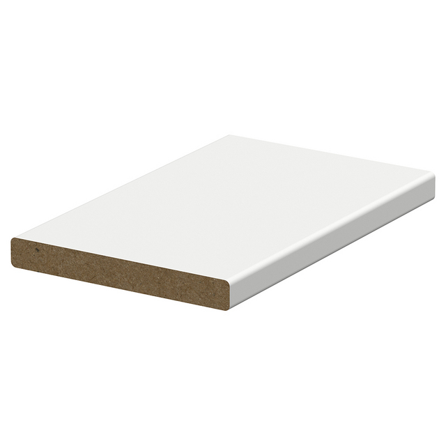 16X130 DÖRROMFATTN VIT L=2,44M MDF RAW(3) | Beijerbygg Byggmaterial