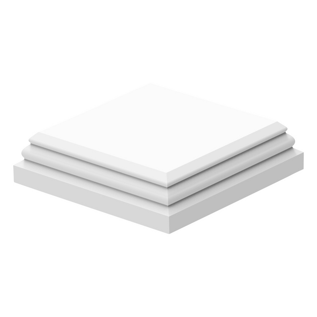 STOLPLOCK ARNÖ GRUNDMÅLAD 155X155X40MM | Beijerbygg Byggmaterial