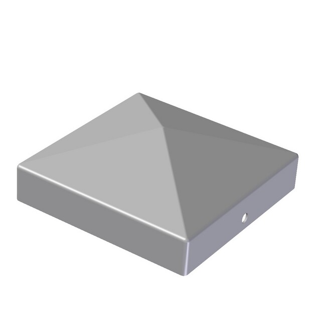 STOLPLOCK GALVAD 71X71MM