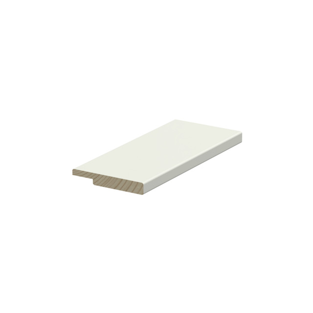 18X120 FÖNSTERSMYG F VIT 4,4M FALS 9,5X35MM FURU RAW (2) | Beijerbygg Byggmaterial