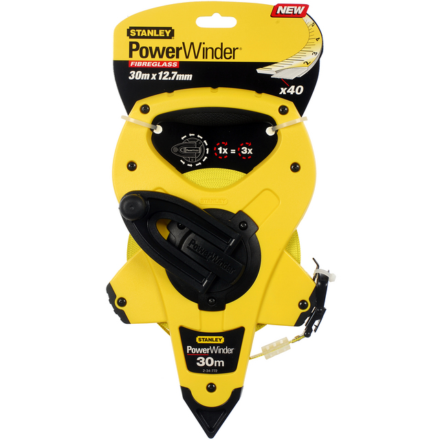 MÅTTBAND 2-34-772 GLASFIBER POWERWINDER 30M | Beijerbygg Byggmaterial