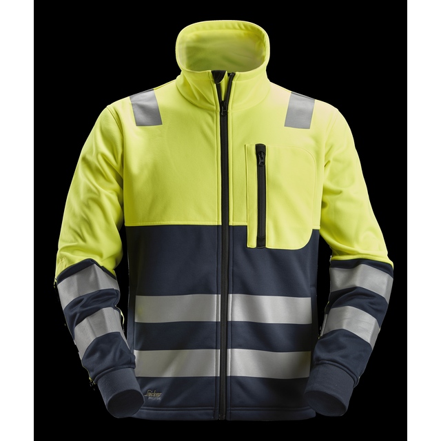 FLEECEJACKA VARSEL KL2 AW GUL/MARIN STL XXXL | Beijerbygg Byggmaterial