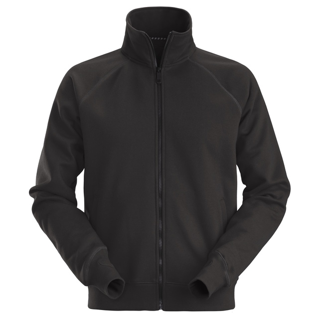Produktbild föreställande artikeln JACKA SWEATSHIRT HEL ZIP SVART STL XXL från kategorin Överdelar