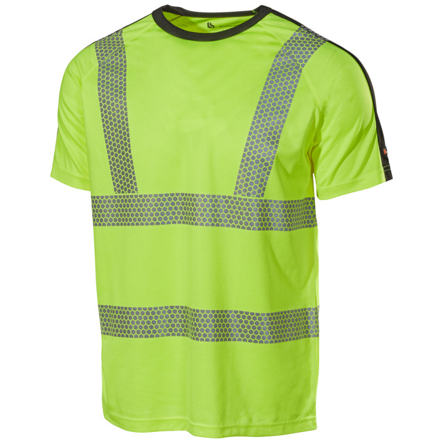 T-SHIRT 6120P L.BRADOR GUL/SVART M | Beijerbygg Byggmaterial