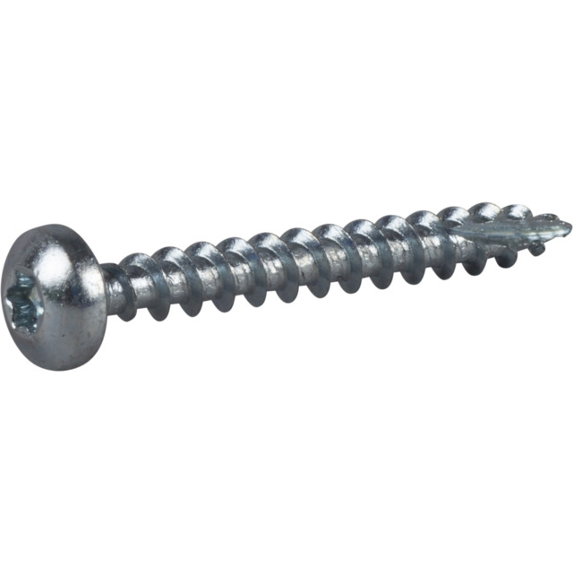 TRÄSKRUV KULLRIGT HUVUD TX10 HELGÄNGAD FZB 3,5X30MM 200ST