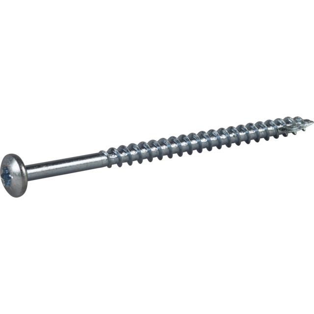 TRÄSKRUV KULLRIGT HUVUD TX25 HELGÄNGAD FZB 5X80MM 100ST