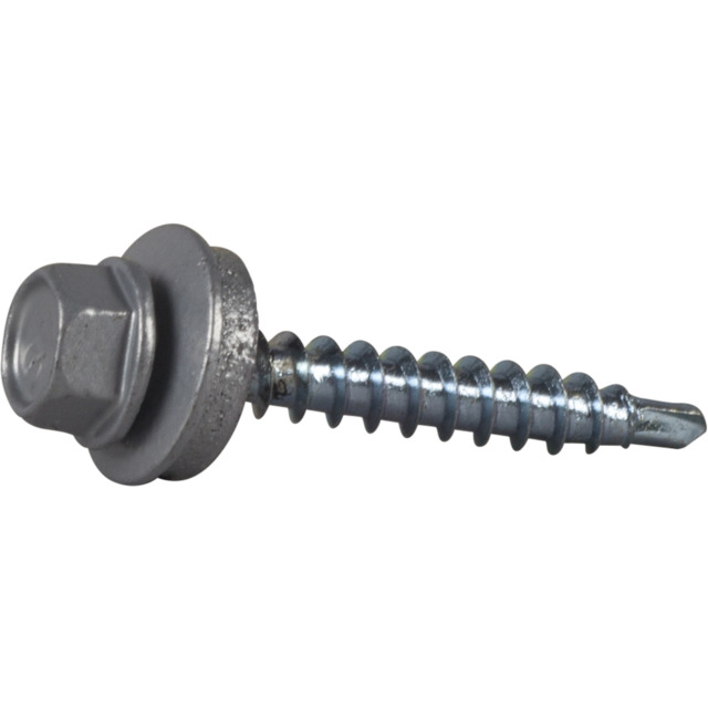 FARMARSKRUV BORRSPETS SEXKANTSH BRICKA SILVER 4,8X35 250ST