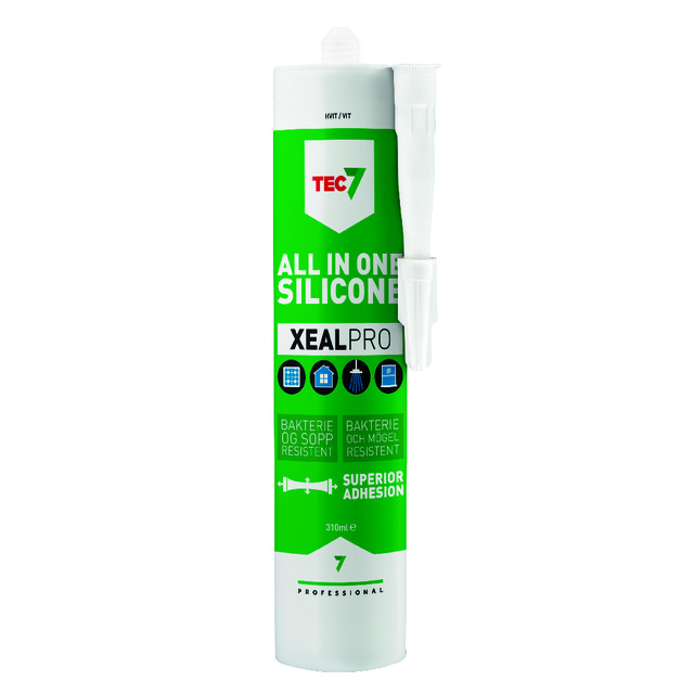 SILIKON XEALPRO VIT 310ML | Beijerbygg Byggmaterial