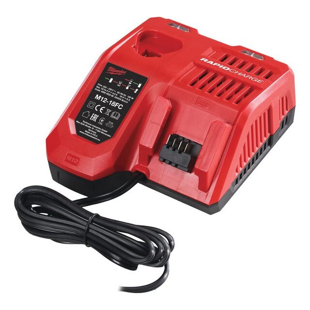 SNABBLADDARE M12-18 FC FÖR M12 M14 M18 BATTERIER | Beijerbygg Byggmaterial
