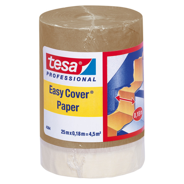 MASKERINGSPAPPER EASY COVER 4364 TESA 25MX180MM