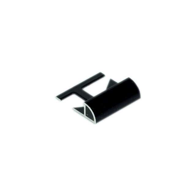 KAKELLIST KVARTSRUND ALU SVART 10MM 2,5M | Beijerbygg Byggmaterial