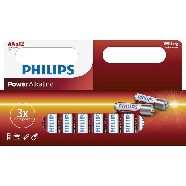 BATTERI LR6 AA 12P POWERALKALINE | Beijerbygg Byggmaterial