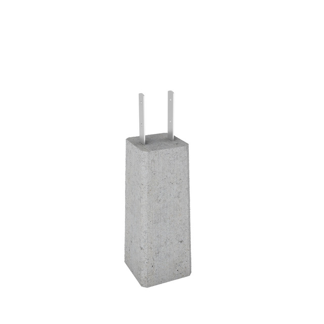 BETONGPLINT HÖJD 500MM 4 TUM MED BESLAG | Beijerbygg Byggmaterial