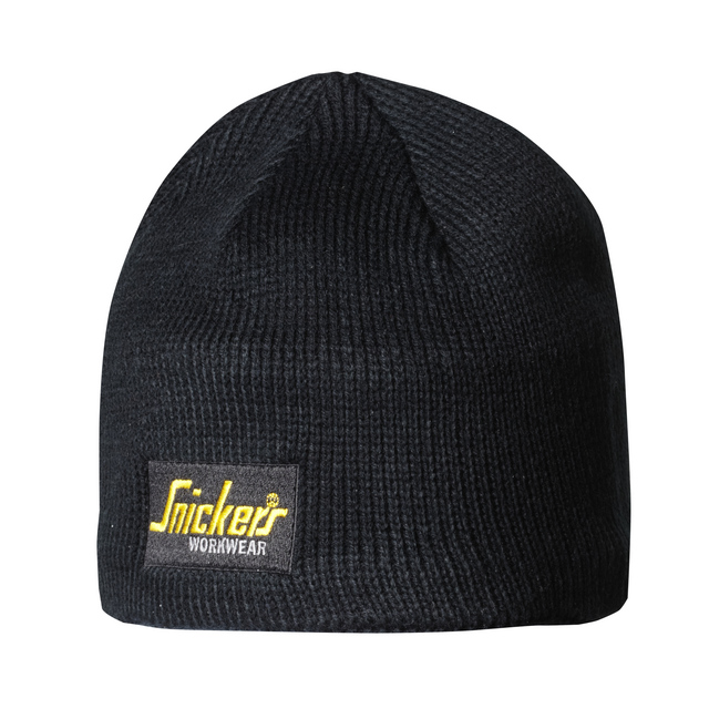 Produktbild föreställande artikeln MÖSSA 9084 LOGO BEANIE SVART  från kategorin Mössor & Kepsar