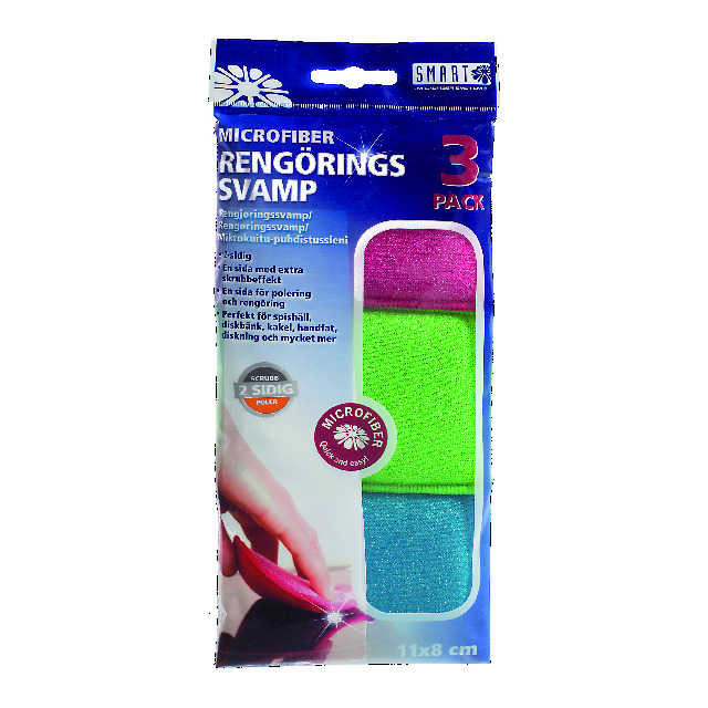 RENGÖRINGSSVAMP SMART 3ST | Beijerbygg Byggmaterial