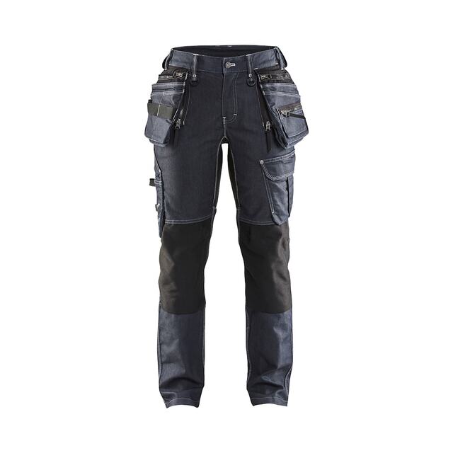 HANTVERKSBYXA 7990 1141 X1900 STRETCH DAM MARINBLÅ/SVART D25 | Beijerbygg Byggmaterial