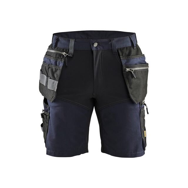 HANTVERKSSHORTS 1598 1860 STRETCH MARINBLÅ/SVART C54 | Beijerbygg Byggmaterial