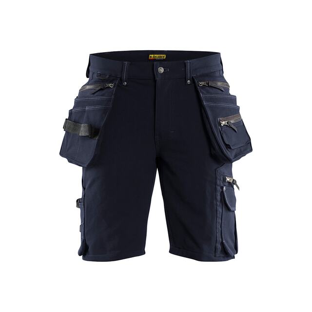 HANTVERKSSHORTS 4-VÄGSSTRETCH X1900 1988 1644 MÖRK MARINBLÅ | Beijerbygg Byggmaterial