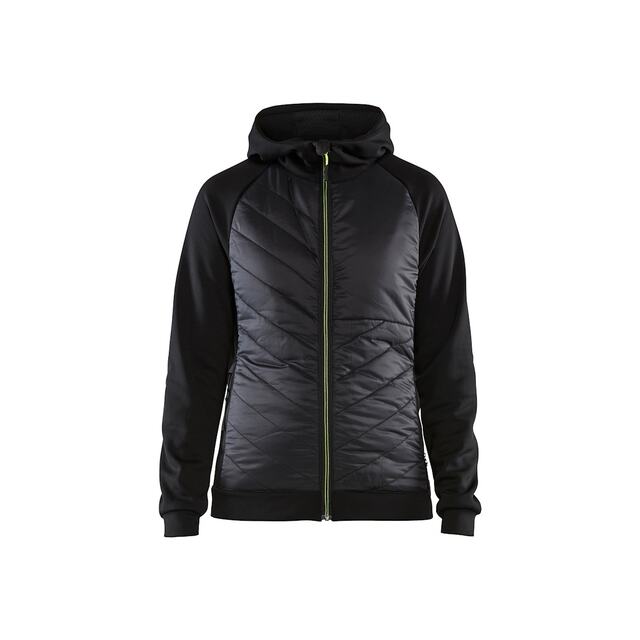 HYBRIDTRÖJA 3464 2526 DAM SVART/VARSELGUL L | Beijerbygg Byggmaterial