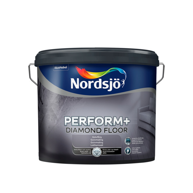 GOLVFÄRG PERFORM+ BW 2,5L NO DIAMOND
