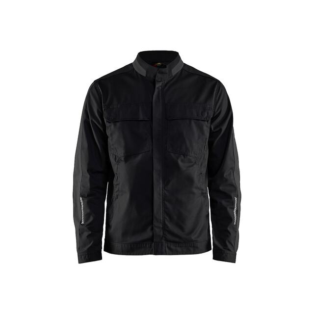 INDUSTRIJACKA 4444 1832 STRETC SVART/MÖRKGRÅ S | Beijerbygg Byggmaterial