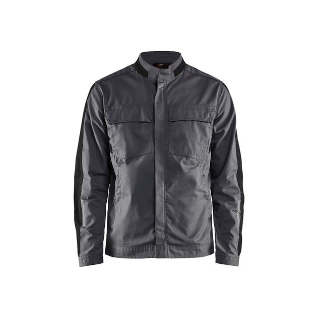 INDUSTRIJACKA 4444 1832 STRETC MELLANGRÅ/SVART L | Beijerbygg Byggmaterial