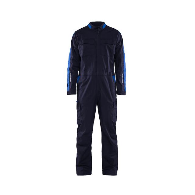 INDUSTRIOVERALL 6144 1832 STRETCH MARINBLÅ/KORNBLÅ C48 | Beijerbygg Byggmaterial