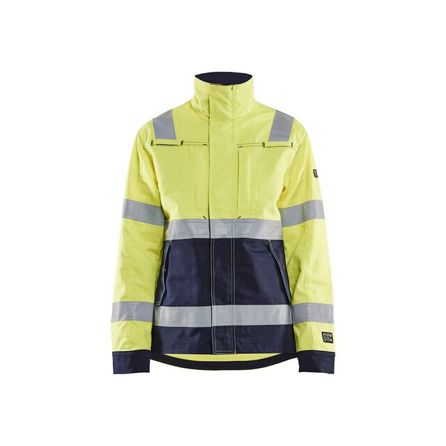 JACKA 4091 1514 MULTINORM DAM VARSELGUL/MARINBLÅ XXXL | Beijerbygg Byggmaterial
