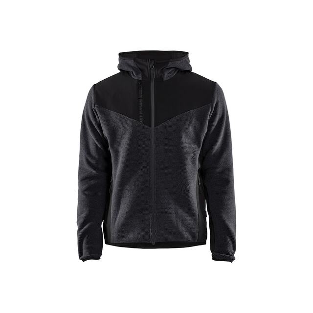 JACKA 5940 2536 STICKAD MED SOFTSHELL ANTRACITGRÅ/SVA 4XL | Beijerbygg Byggmaterial