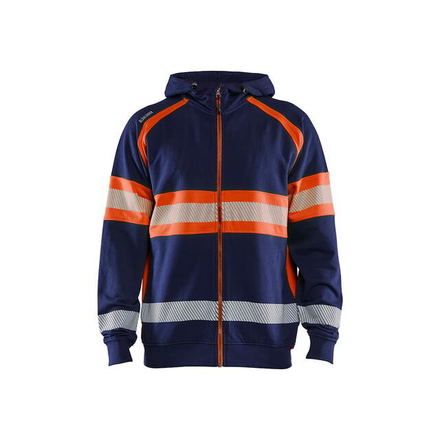 LUVTRÖJA 3552 1158 MARINBLÅ/VARSELORANGE XXXL | Beijerbygg Byggmaterial