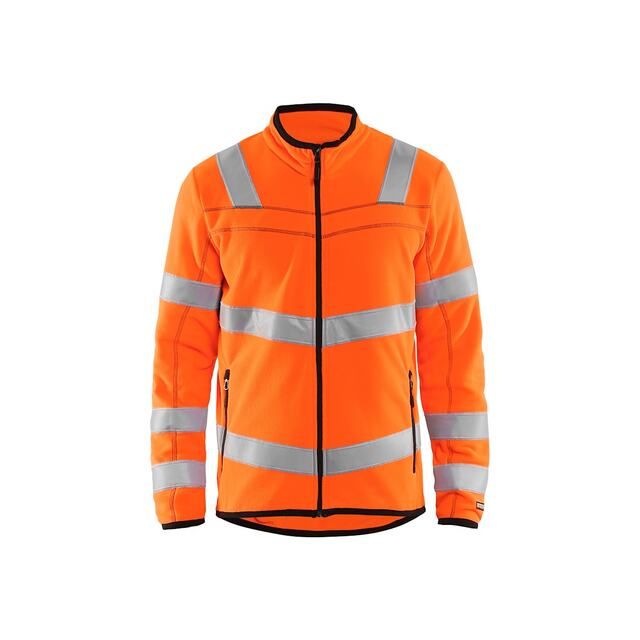 MICROFLEECEJACKA 4941 1010 VARSEL VARSELORANGE XXL | Beijerbygg Byggmaterial