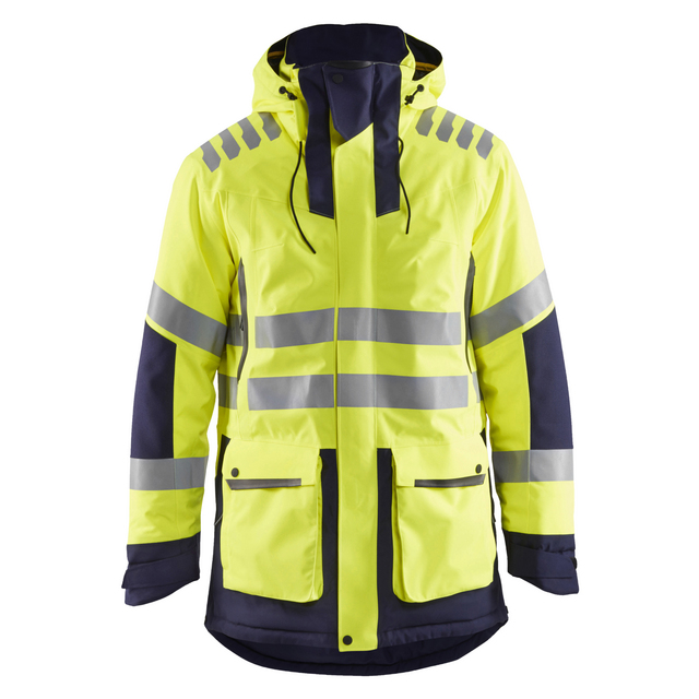 VINTERPARKAS 4469 1921 VARSEL EVOLUTION VARSELGUL/MARBLÅ XXL | Beijerbygg Byggmaterial