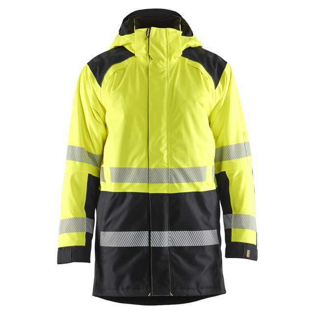 VINTERPARKAS 4457 1987 VARSEL VARSELRÖD/SVART L | Beijerbygg Byggmaterial