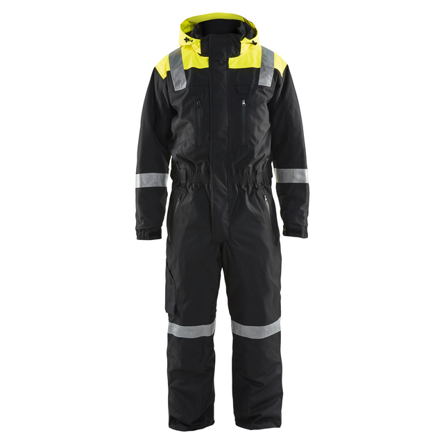 Produktfoto för VINTEROVERALL 6787 1977 SVART/VARSELGUL C52 | Beijerbygg Byggmaterial