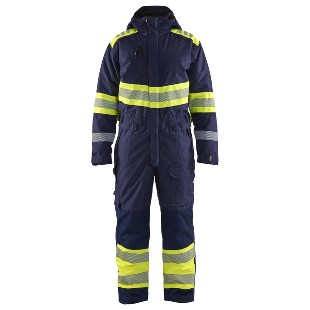 VINTEROVERALL 6720 1977 VARSEL MARINBLÅ/VARSELGUL XS | Beijerbygg Byggmaterial