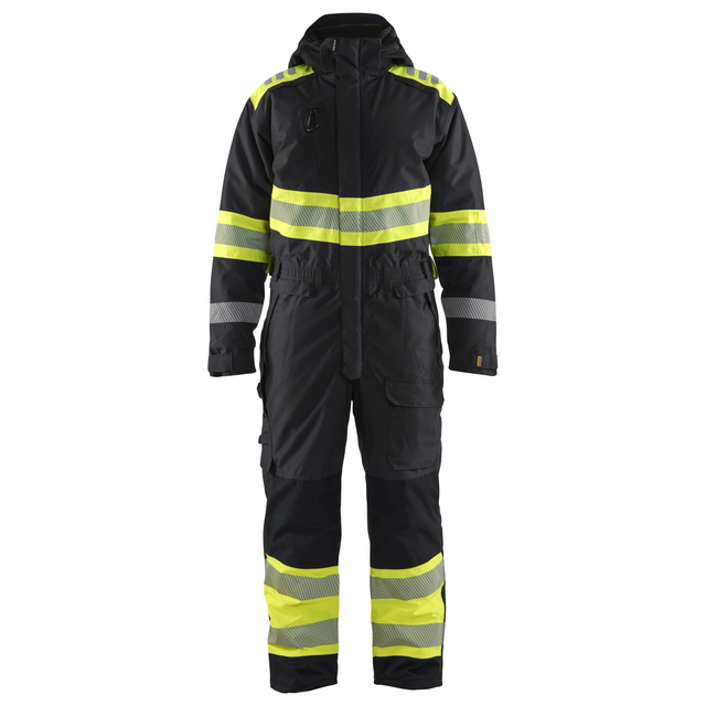 VINTEROVERALL 6720 1977 VARSEL SVART/VARSELGUL S | Beijerbygg Byggmaterial