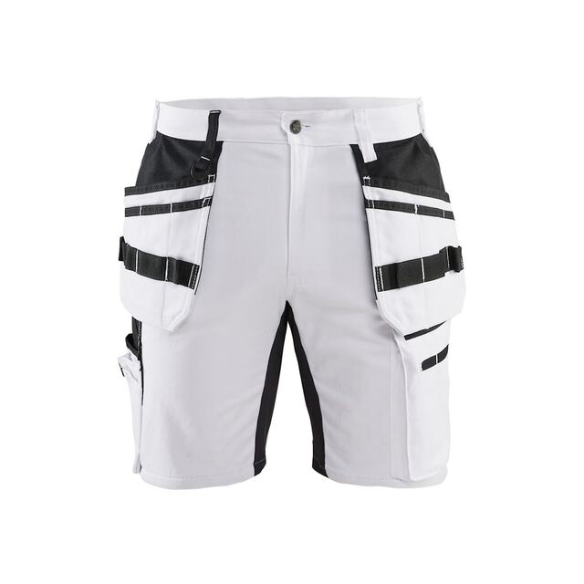 MÅLARSHORTS 1911 1000 MED STRETCH VIT/SVART C52 | Beijerbygg Byggmaterial