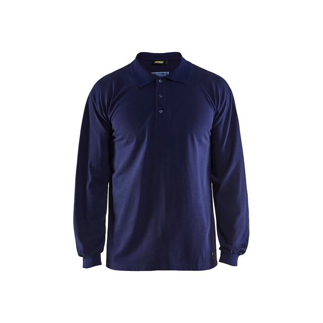 PIKÉ 3374 1726 FLAMSKYDDAD LÅNGÄRMAD MARINBLÅ M | Beijerbygg Byggmaterial