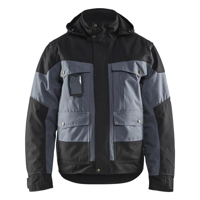 VINTERJACKA 4886 1977 GRÅ/SVART M | Beijerbygg Byggmaterial