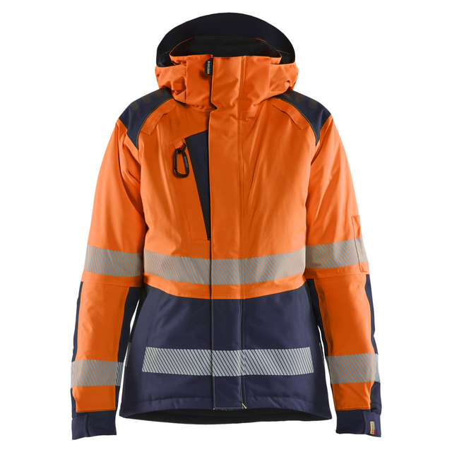 VINTERJACKA 4456 1987 VARSEL DAM VARSELORANGE/MARINBLÅ XXL | Beijerbygg Byggmaterial