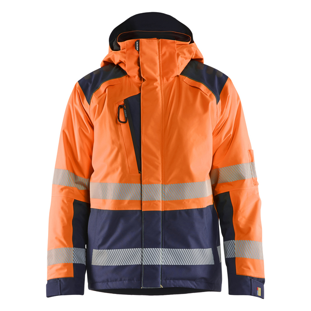 VINTERJACKA 4455 1987 VARSEL ORANGE/MARINBLÅ 4XL | Beijerbygg Byggmaterial
