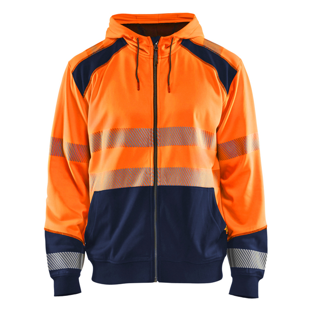 VARSELTRÖJA 3546 2528 MED LUVA VARSELORANGE/MARINBLÅ 4XL | Beijerbygg Byggmaterial