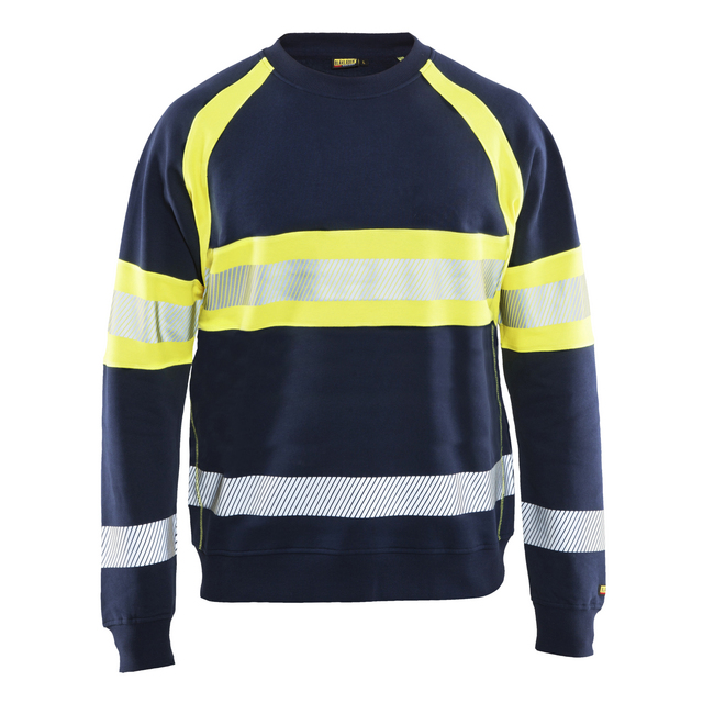 VARSELTRÖJA 3359 1158 MARINBLÅ/VARSELGUL S | Beijerbygg Byggmaterial