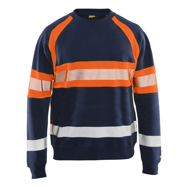 VARSELTRÖJA 3359 1158 MARINBLÅ/VARSELORANGE S | Beijerbygg Byggmaterial