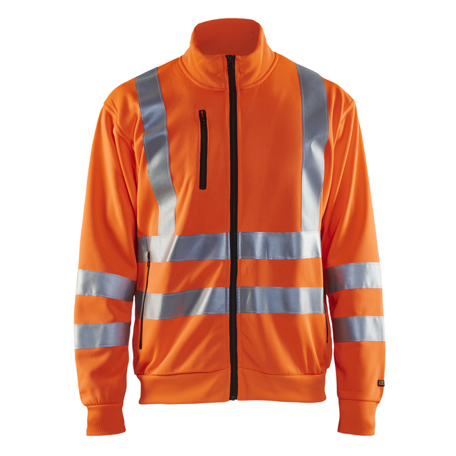 VARSELTRÖJA 3358 1974 MED DRAGKEDJA VARSELORANGE M | Beijerbygg Byggmaterial