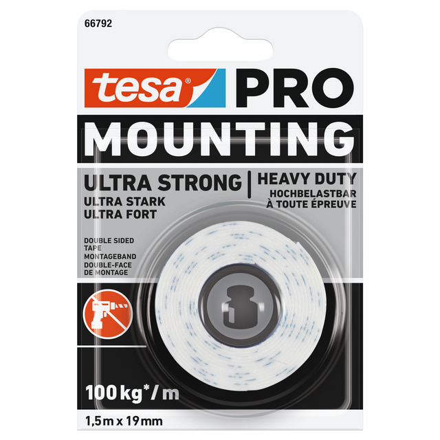 MONTERINGSTEJP 66792 PRO MOUNTING TESA ULTRASTR 1,5MX19 | Beijerbygg Byggmaterial