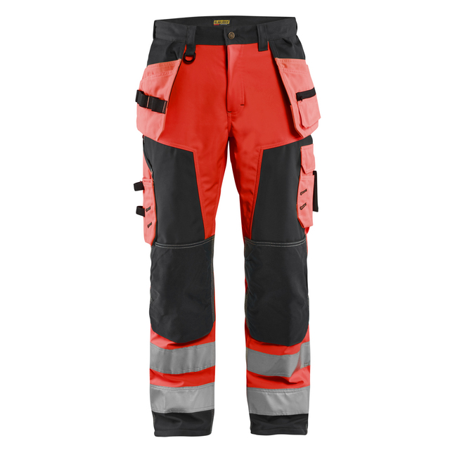 VARSELBYXA 1567 2517 SOFTSHELL VARSELRÖD/SVART C46 | Beijerbygg Byggmaterial