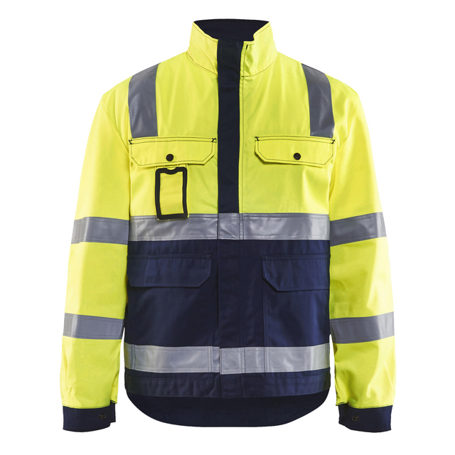VARSELJACKA 4023 1804 VARSELGUL/MARINBLÅ XS | Beijerbygg Byggmaterial