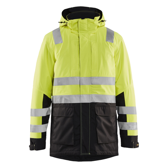 VARSELPARKAS 4495 1987 VARSELGUL/SVART XXL | Beijerbygg Byggmaterial