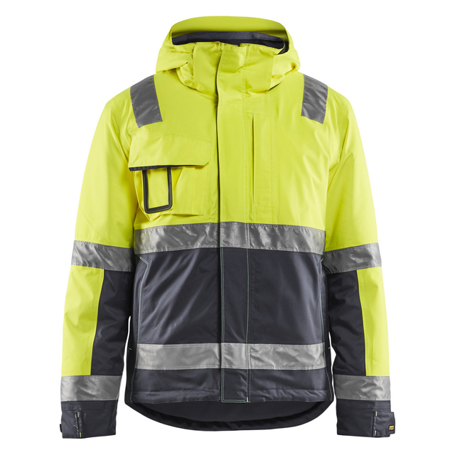 VARSELJACKA 4870 1987 VINTER VARSELGUL/MELLANGRÅ S | Beijerbygg Byggmaterial